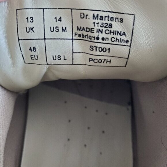 Dr. Martens 11528 Vintage Oxford Chunky Heel Shoes Size 14 - Picture 6 of 8